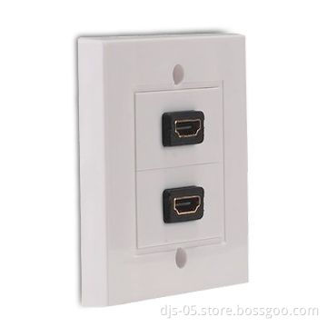 HDMI Female*2 Wall Plate (Europe Type) with High Performance, Easy to Use and Reasonable Price